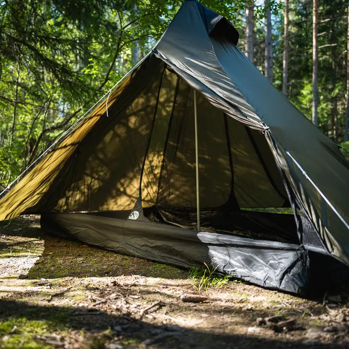 Saana Ecolite 2 hengen vaelluskotateltta – Kevyt ja ympäristöystävällinen suomalainen vaellusteltta